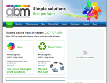 Tablet Screenshot of abmltd.com